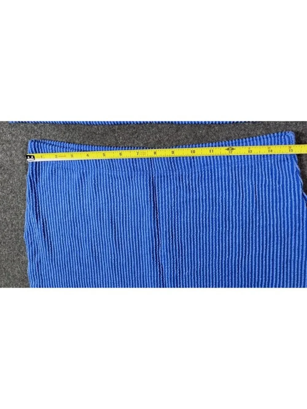 No Boundaries Ribbed Knit 2-Piece Set Top XXL 20 Skirt L 12-14 Blue Stripe
